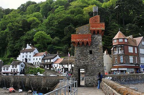 Postmans Rest, Second Floor Apartment, Lynmouth With Private Parking Luaran gambar